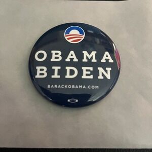 2008 President Barack Obama / VP Joe Biden Campaign Button/Pin